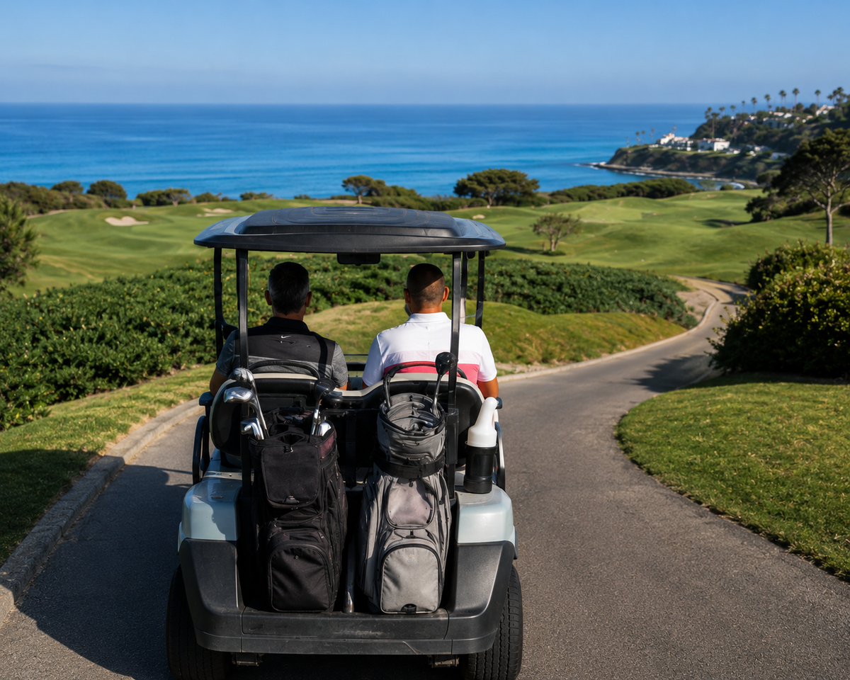 Golf day with Mike